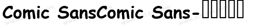 Comic SansComic Sans字体转换